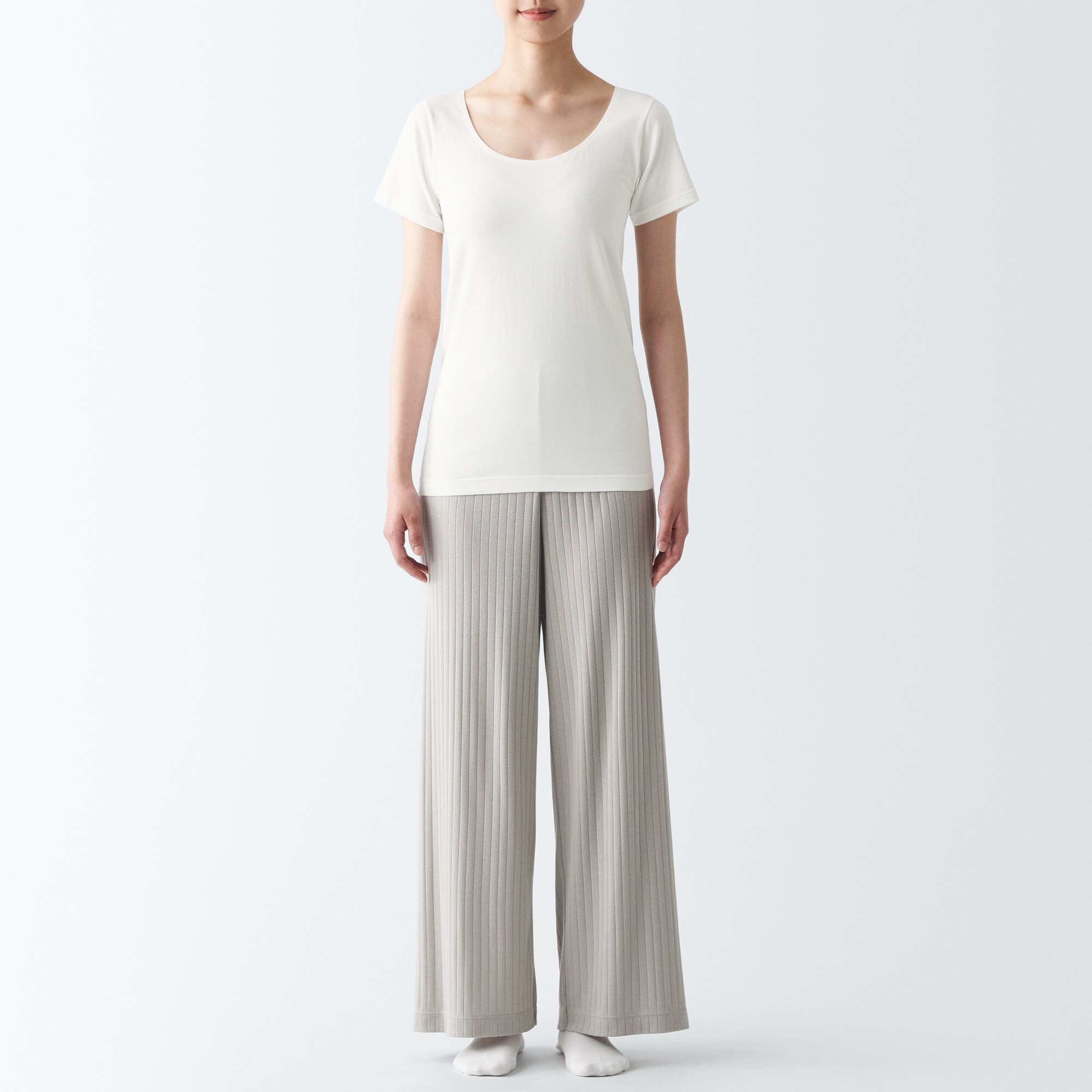 あったか綿　クルーネック半袖Ｔシャツ