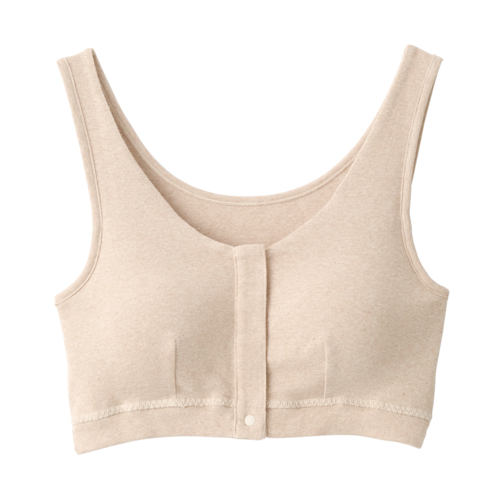 無染色前開きブラジャー