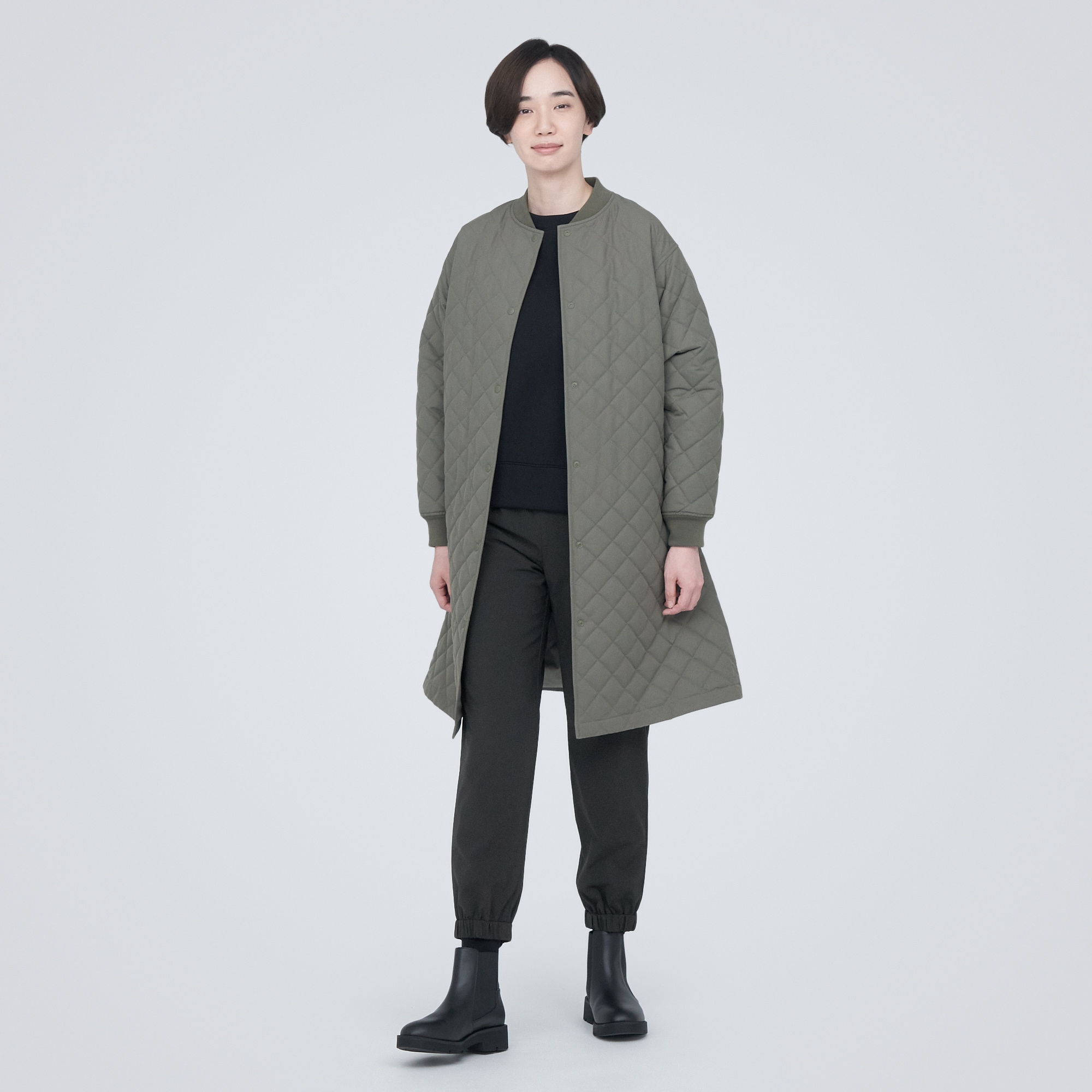 ストレッチ裏フリースジョガーパンツ