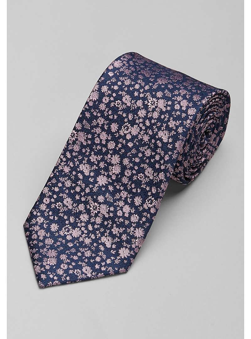 Jos. A. Bank Scattered Floral Tie - Long#8Y4P