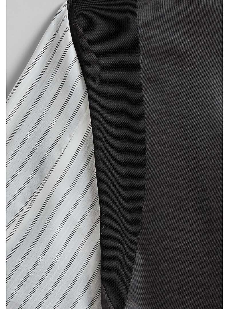 Ike Behar Slim Fit Peak Lapel Jacquard Dinner Jacket - Big & Tall#16TN