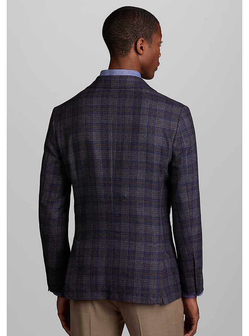 1905 Collection Tailored Fit Plaid Sportcoat - Big & Tall#16CE