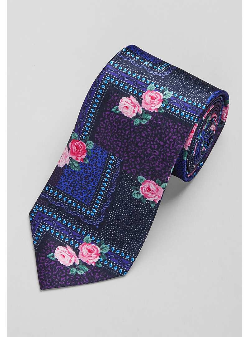 Reserve Collection Patchwork Floral Tie - Long#8WDT