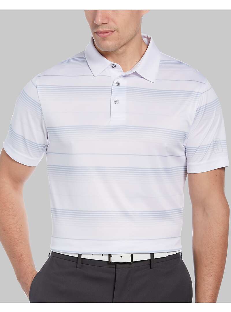 PGA TOUR Traditional Fit Ombre Stripe Performance Polo - Big & Tall#6NKK