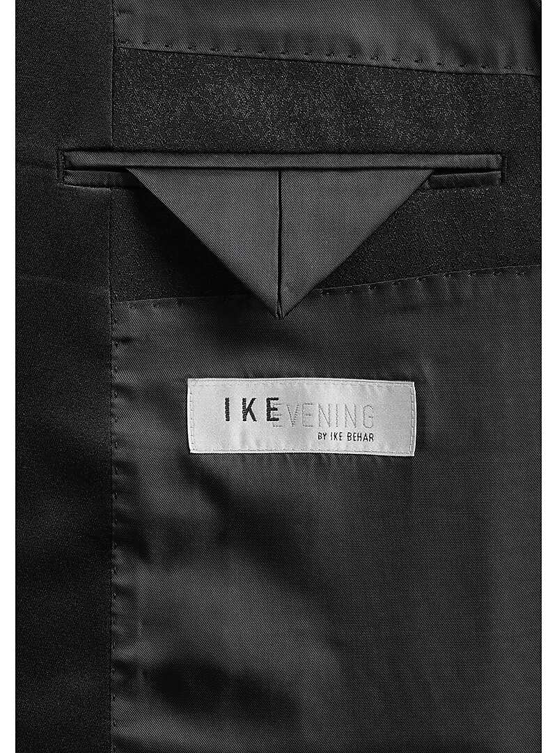 Ike Behar Slim Fit Peak Lapel Jacquard Dinner Jacket - Big & Tall#16TL