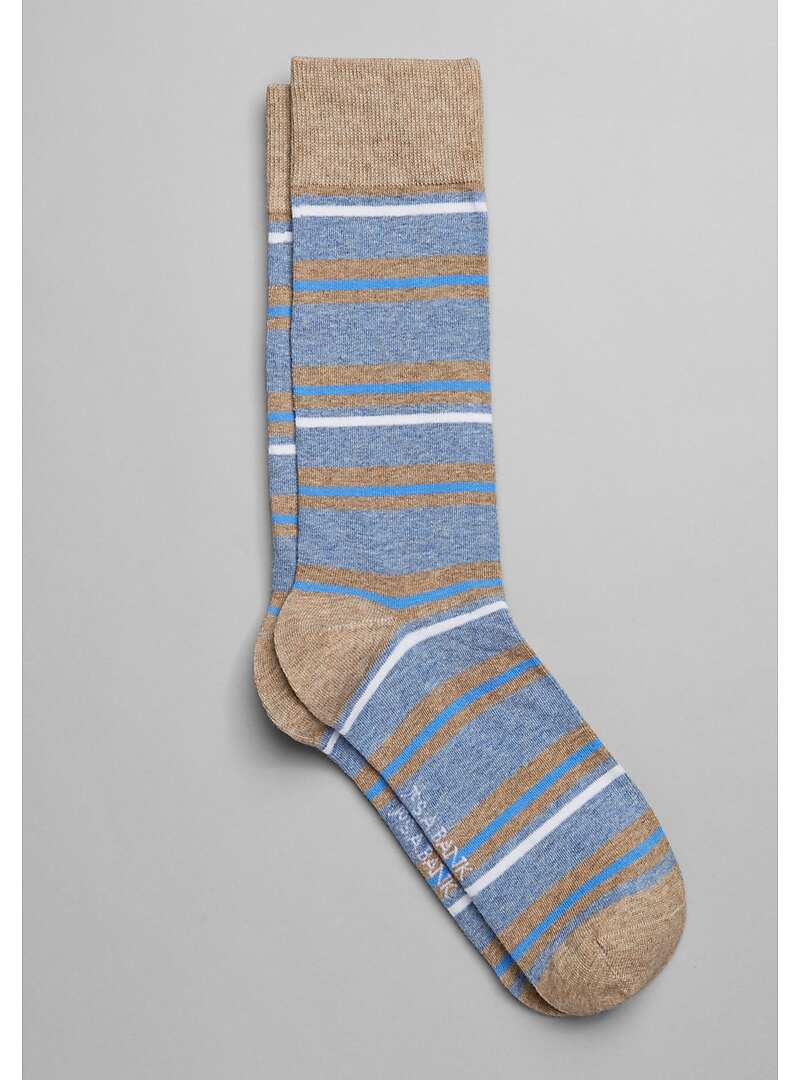 Jos. A. Bank Multi Stripe Dress Socks, 1-Pair - King Size#8Y3R