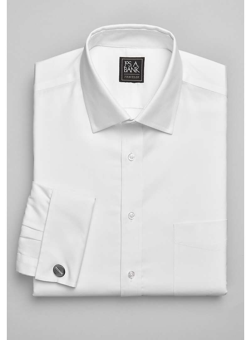 Traveler Collection Tailored Fit Spread Collar Dress Shirt - Big & Tall#5DAK