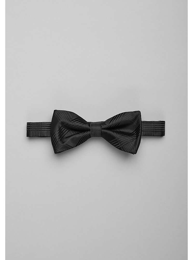 Reserve Collection Tonal Plaid Pre-Tied Bow Tie#8WLA