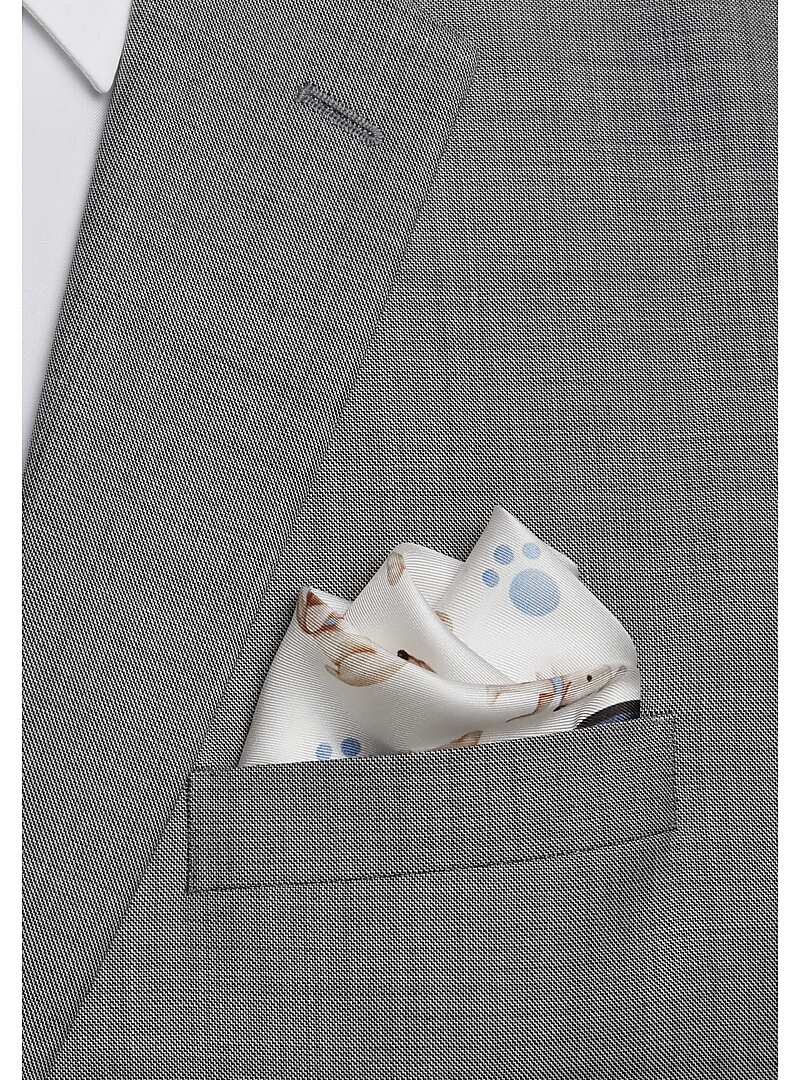 Jos. A. Bank Dog & Bone Pocket Square#8Y5Y