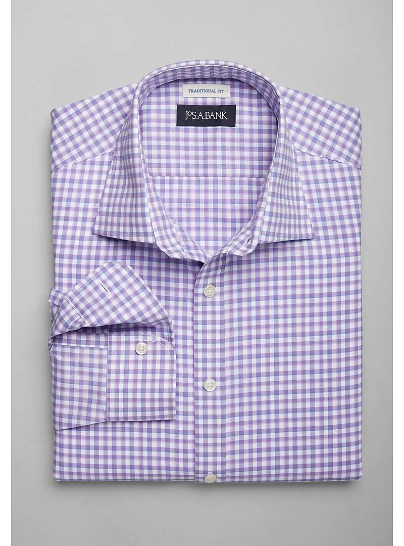 Jos. A. Bank Traditional Fit Spread Collar Botanical Print Sportshirt - Big & Tall#6MKT