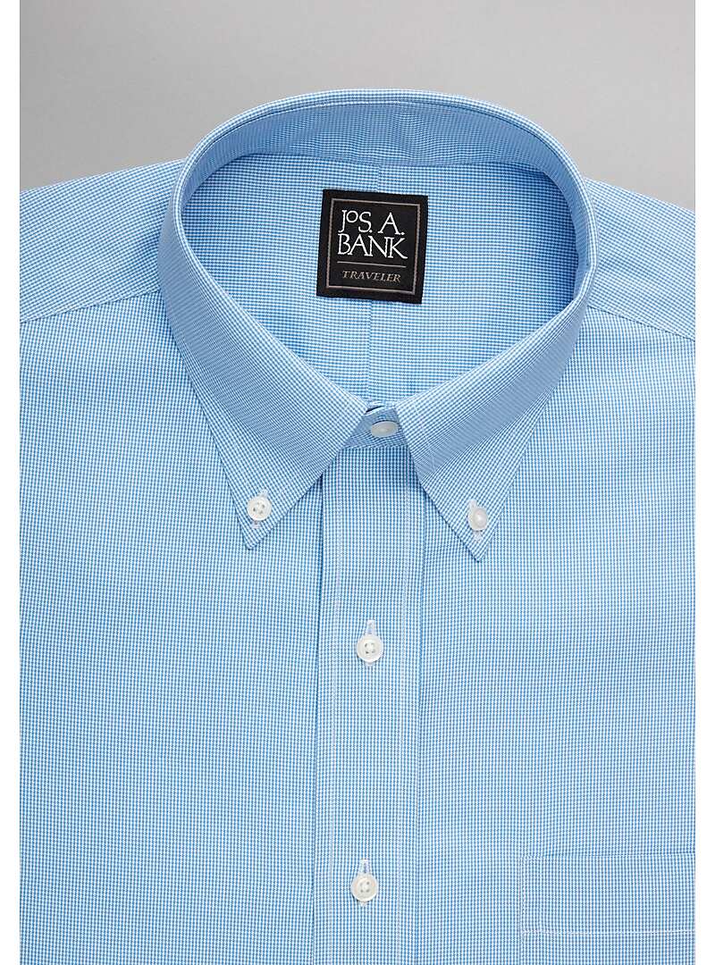 Traveler Collection Tailored Fit Button-Down Collar Dress Shirt#5JF1