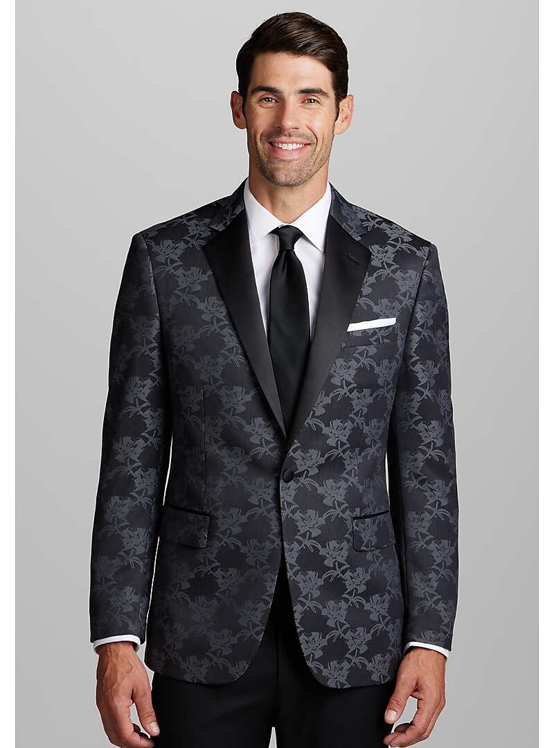 Jos. A. Bank Slim Fit Floral Dinner Jacket - Big & Tall#16HM