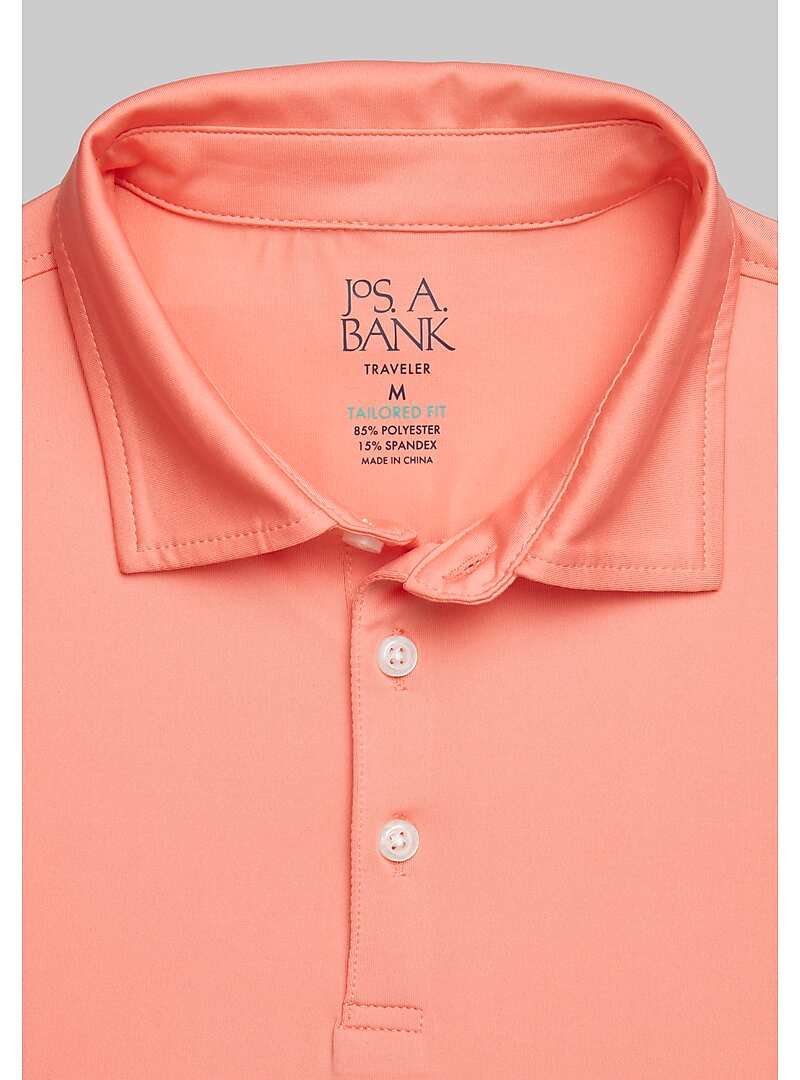 Traveler Collection Tailored Fit Solid Polo - Big & Tall#6MFZ