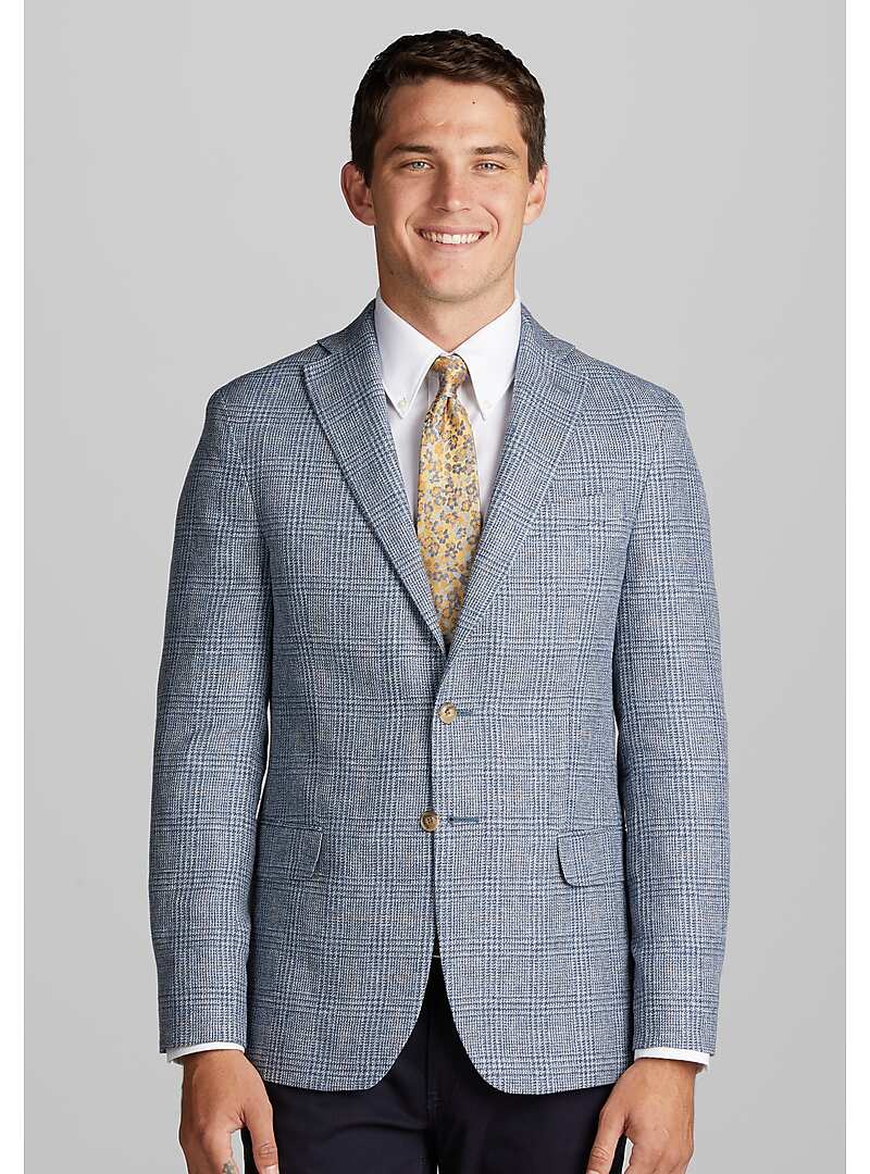 1905 Collection Tailored Fit Plaid Sportcoat#15VP