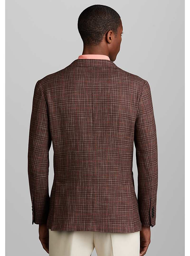 1905 Collection Tailored Fit Plaid Sportcoat - Big & Tall#16CJ