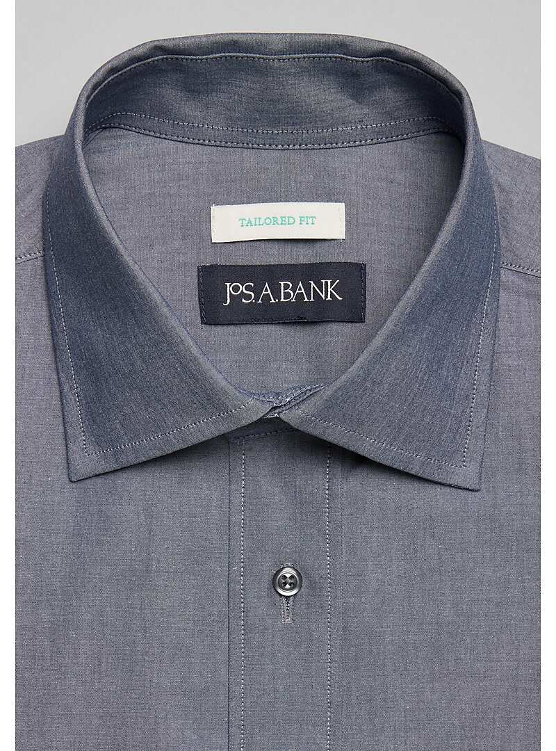 Jos. A. Bank Tailored Fit Spread Collar Dress Shirt - Big & Tall#5FVL