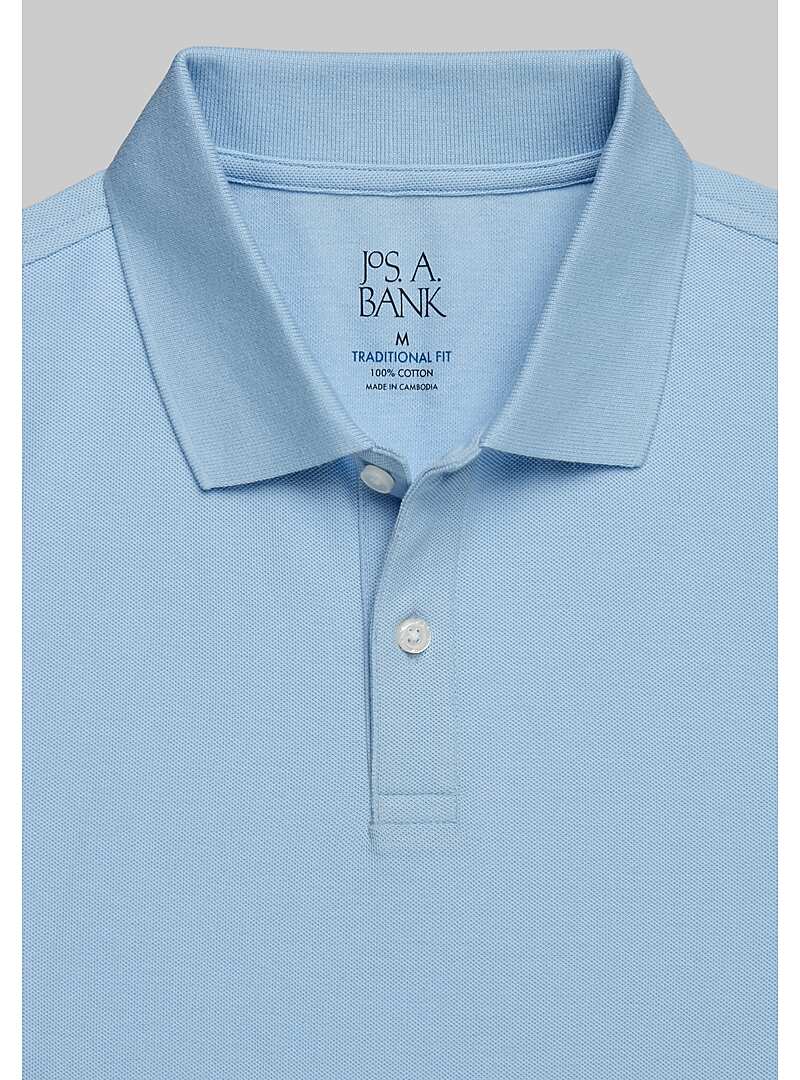 Jos. A. Bank Traditional Fit Solid Pique Polo#6MFT