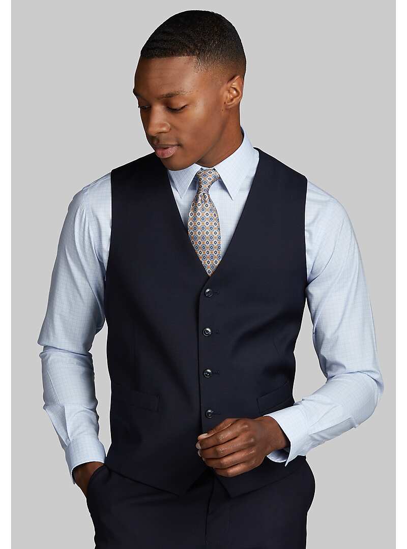 Jos. A. Bank Tailored Fit Suit Separates Solid Vest - Big & Tall#3XR5