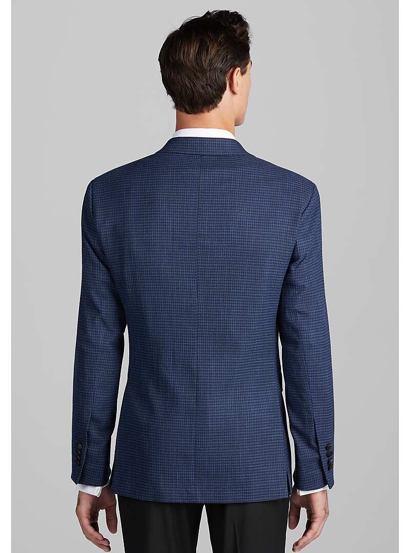 Jos. A. Bank Slim Fit Peak Lapel Check Dinner Jacket#16F5