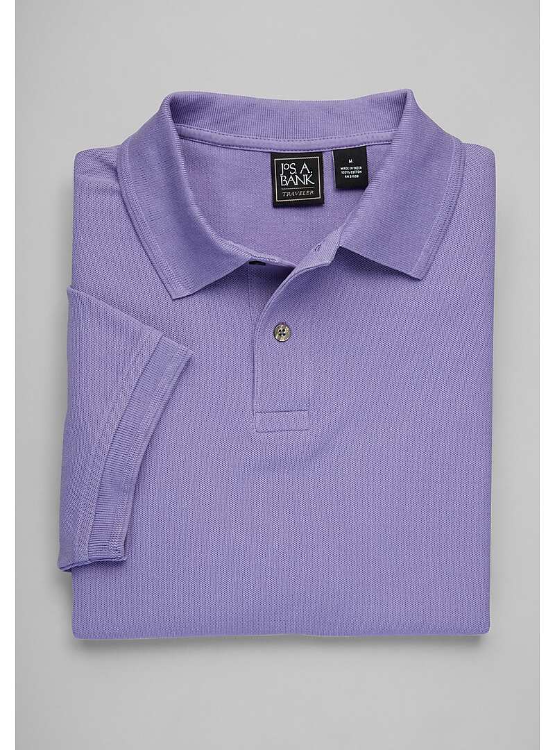 Traveler Collection Traditional Fit Pique Polo#6ELH
