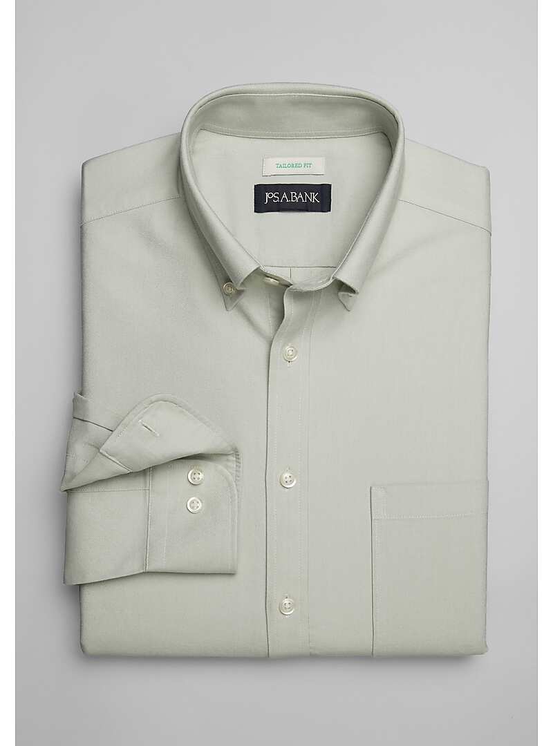 Jos. A. Bank Tailored Fit Button-Down Collar Sportshirt - Big & Tall#6MK2