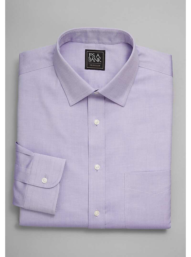 Traveler Collection Slim Fit Spread Collar Dress Shirt - Big & Tall#5JA8