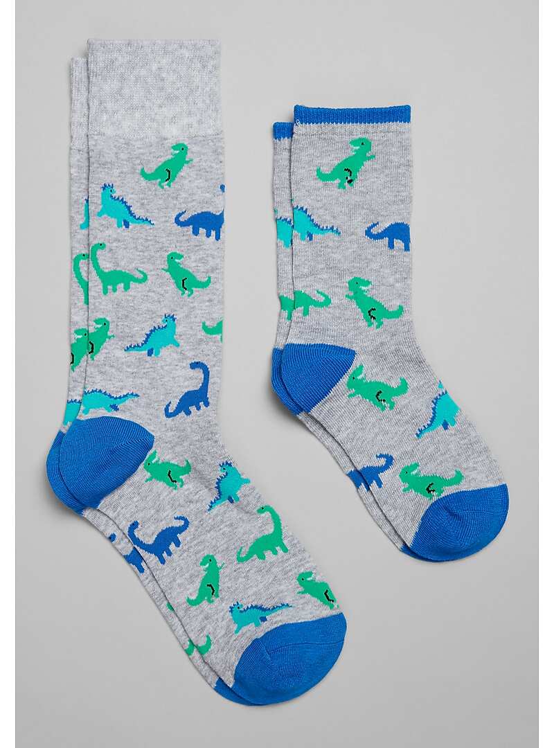 Jos. A. Bank Adult & Child Dinosaur Socks, 2-Pack#8Y1Y