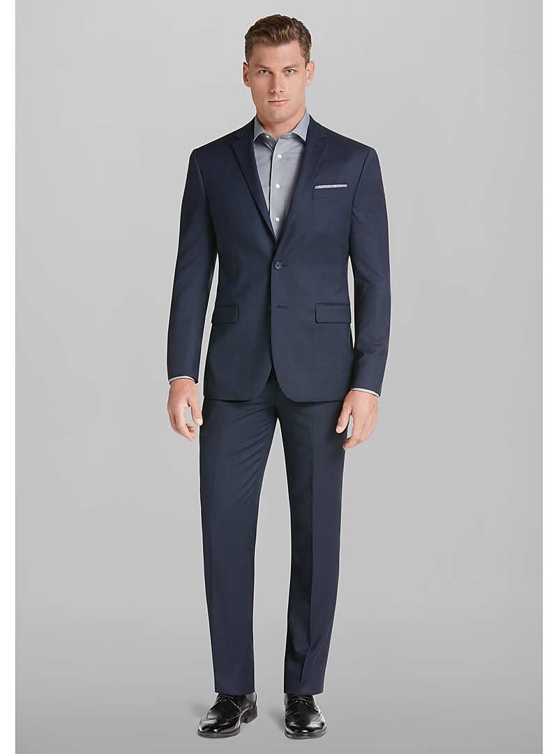 Travel Tech Slim Fit Micro Stripe Suit Separate Jacket - Big & Tall#38P5