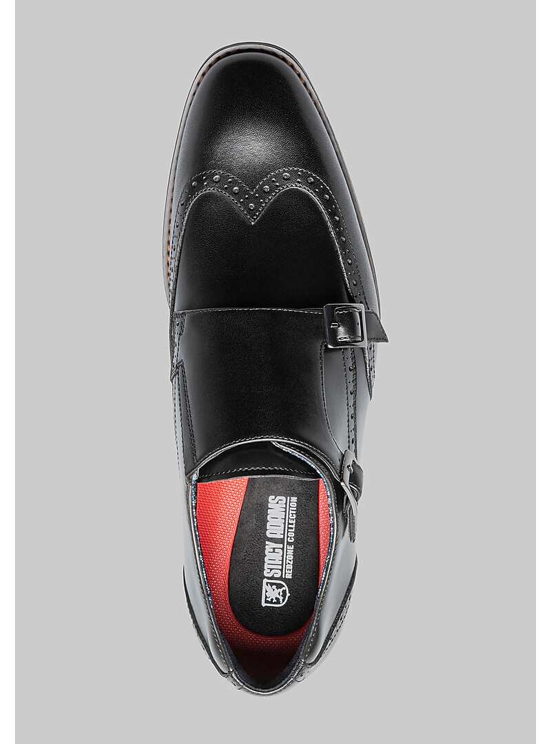 Stacy Adams Karson Wingtip Double Monk Straps#42DV