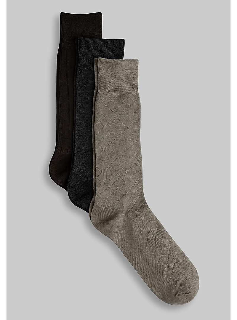 Jos. A. Bank Rayon Blend Dress Socks, 3-Pack#81KM