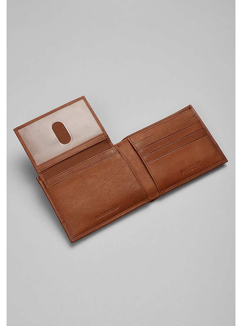 Jos. A. Bank Burnished Leather Tri-Fold Wallet#8XAL
