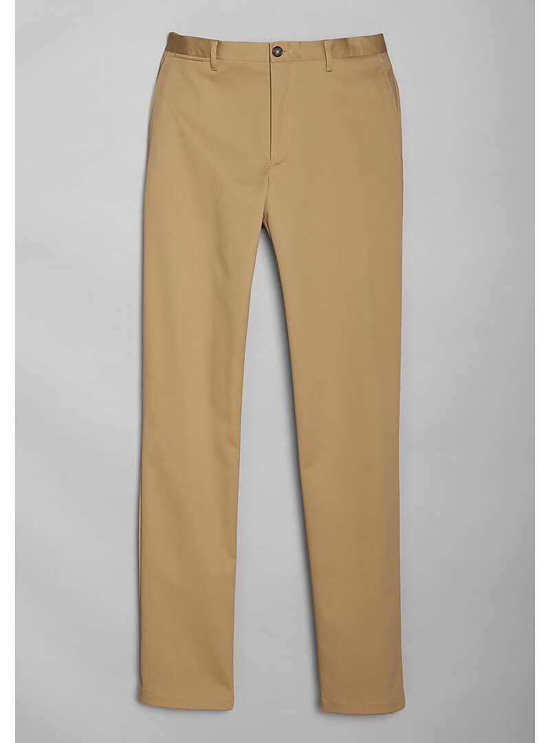 Reserve Collection Tailored Fit Flat Front Chino Pants - Big & Tall#21DG
