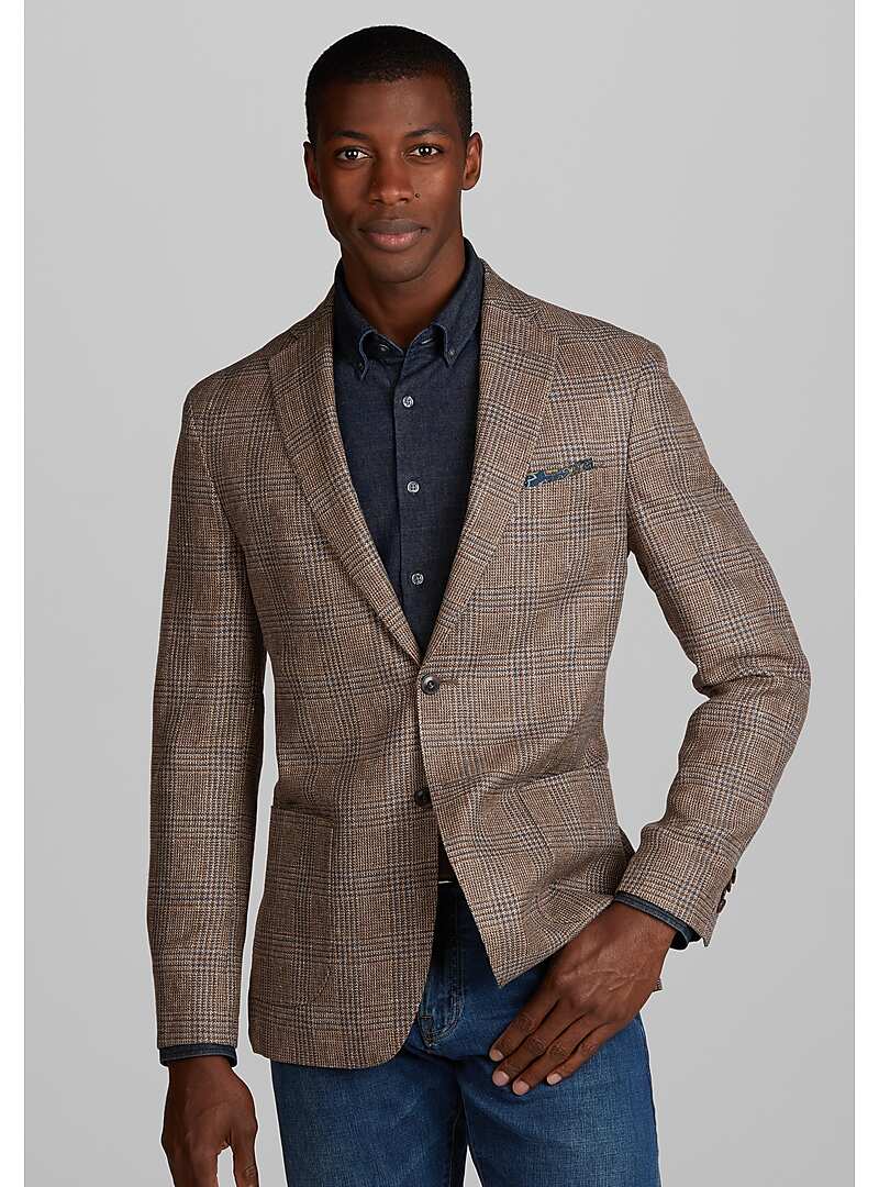 1905 Collection Tailored Fit Plaid Sportcoat#15VT