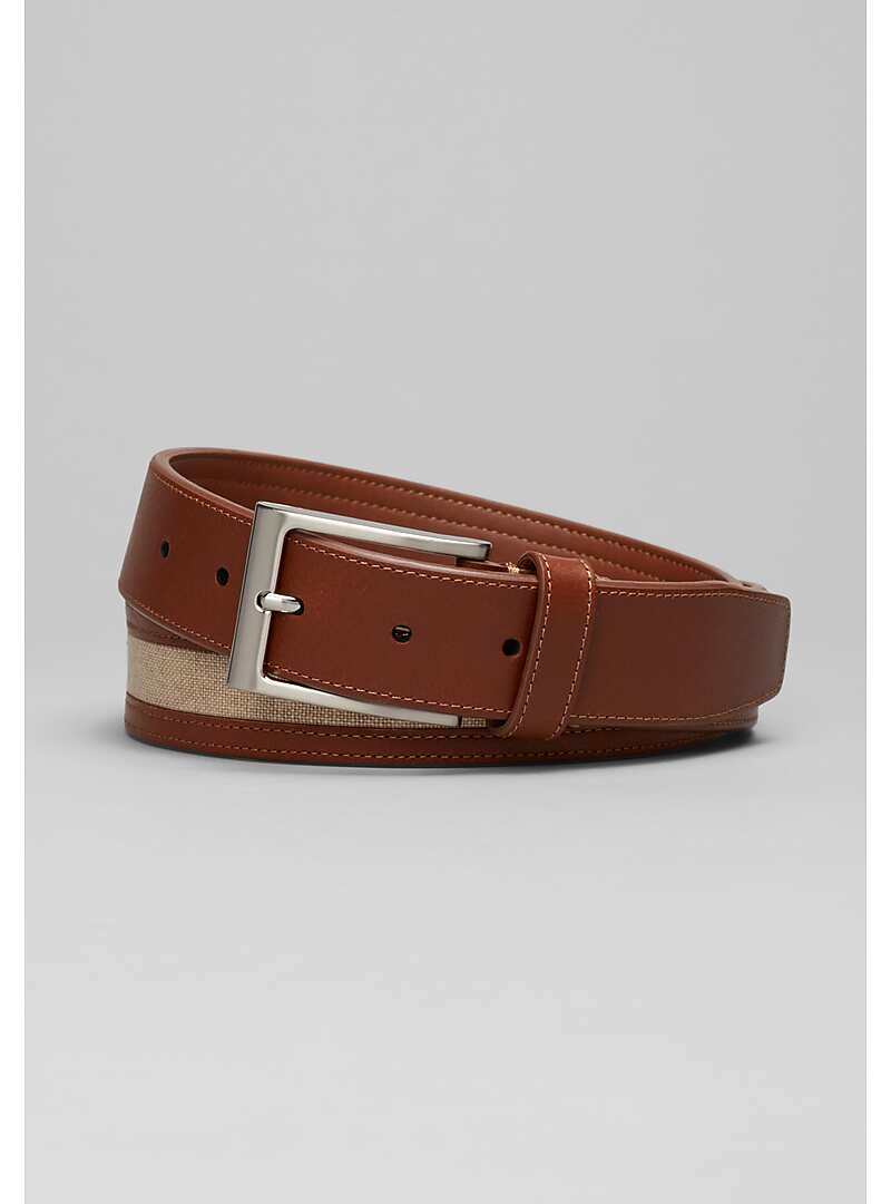 Joseph Abboud Linen Fabric Insert Belt#8YEW