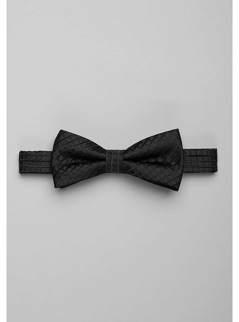 Reserve Collection Textured Check Pre-Tied Bow Tie#8WLC
