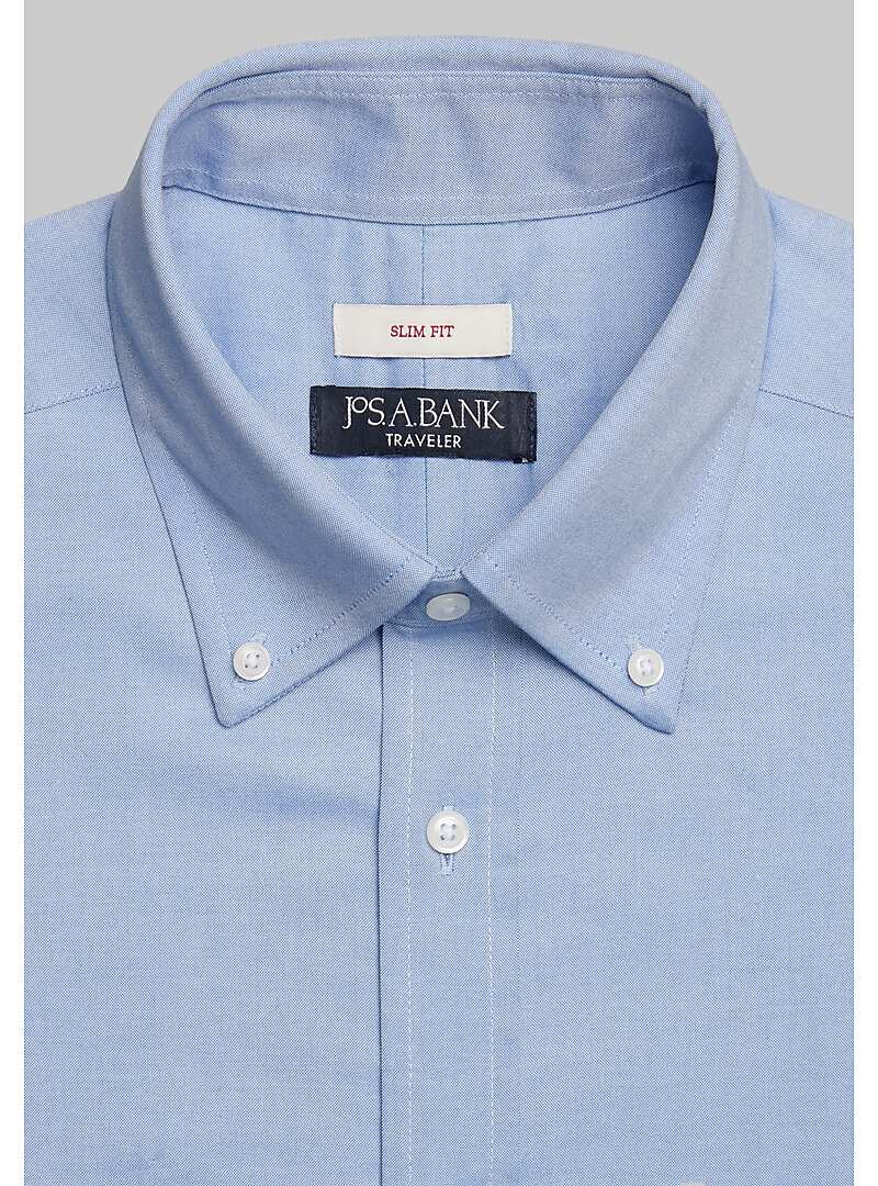 Traveler Collection Slim Fit Solid Dress Shirt - Big & Tall#5FR9