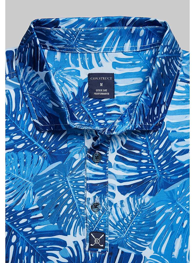 Con.Struct Tailored Fit Breezy Palms Polo - Big & Tall#6MJJ