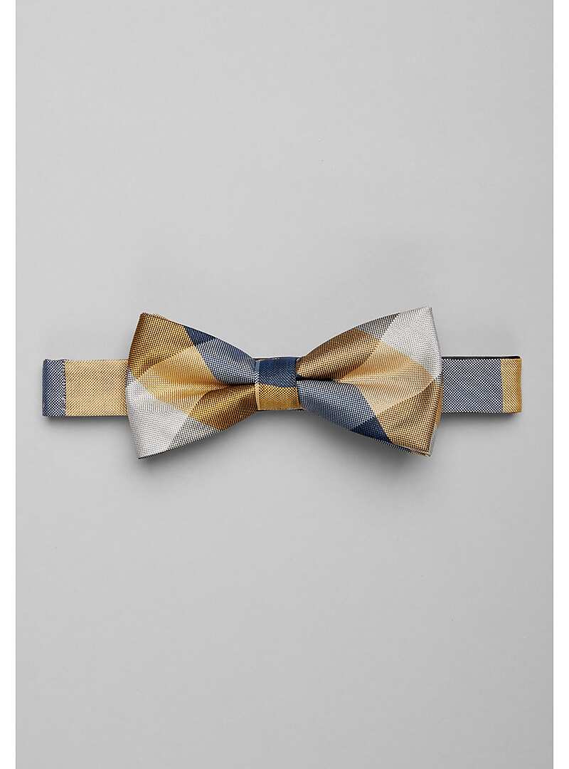 Jos. A. Bank Large Check Pre-Tie Bow Tie#8WKL