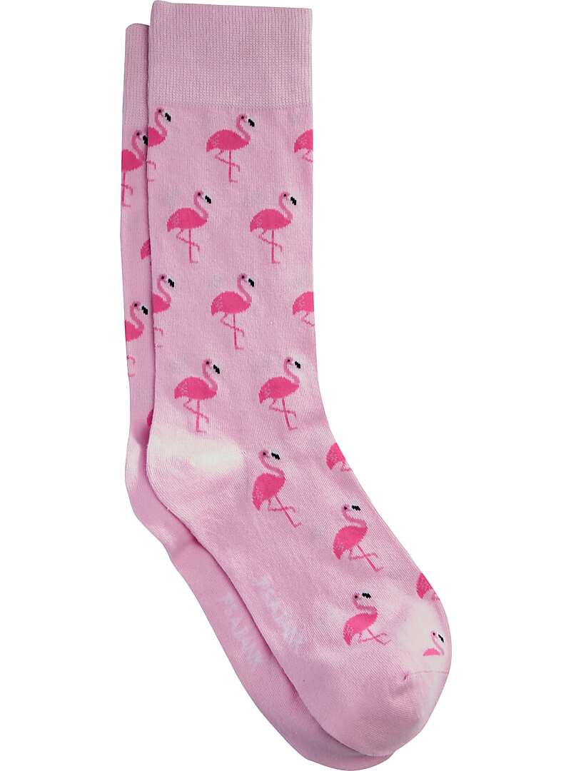Jos. A. Bank Flamingo Socks, 1 Pair - King Size#8Y3P