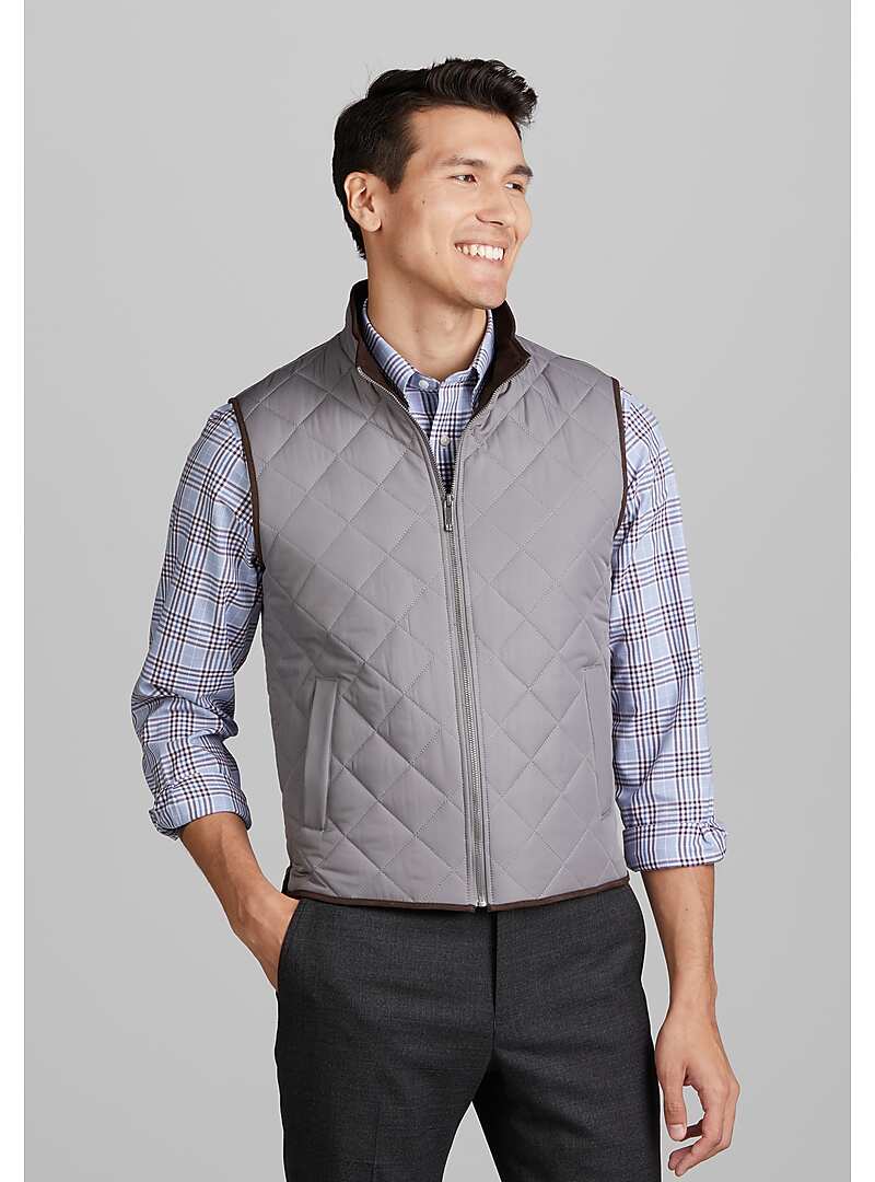 Traveler Collection Tailored Fit Quilted Vest CLEARANCE#71AD