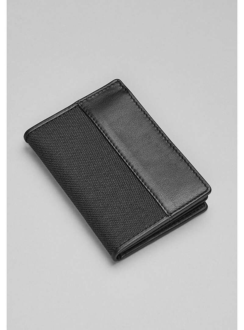 Jos. A. Bank Leather Accent Tri-Fold Wallet#8XAK