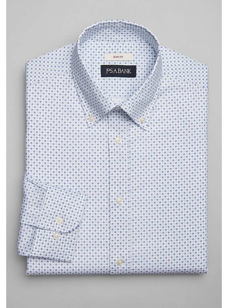 Jos. A. Bank Slim Fit Fancy Print Dress Shirt - Big & Tall#5FPT