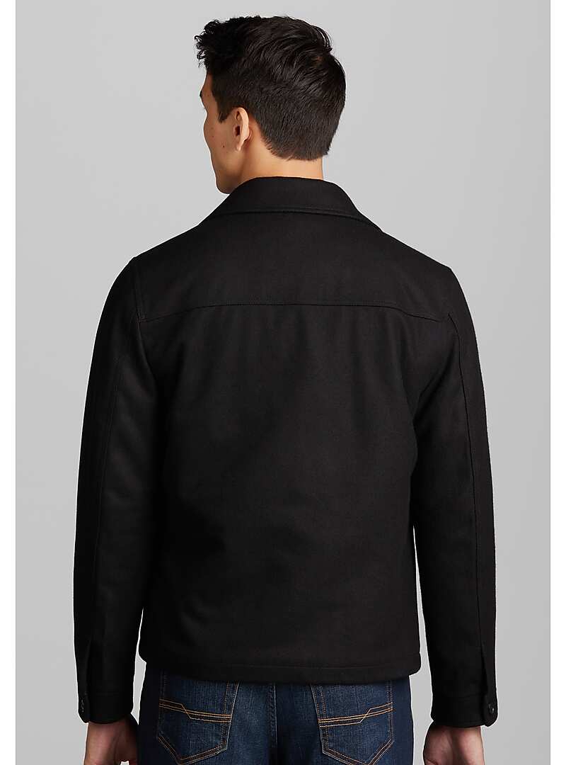 Reserve Collection Tailored Fit Wool Blend Shirt Jacket CLEARANCE#71A0