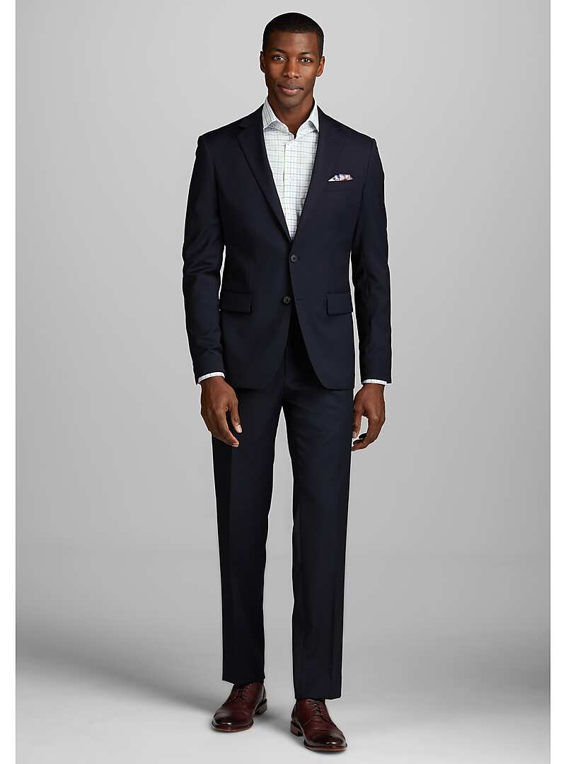 1905 Collection Slim Fit Textured Solid Suit#3WK0