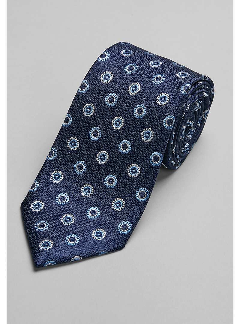 Jos. A. Bank Geometric Print Tie - Long#8Y4L