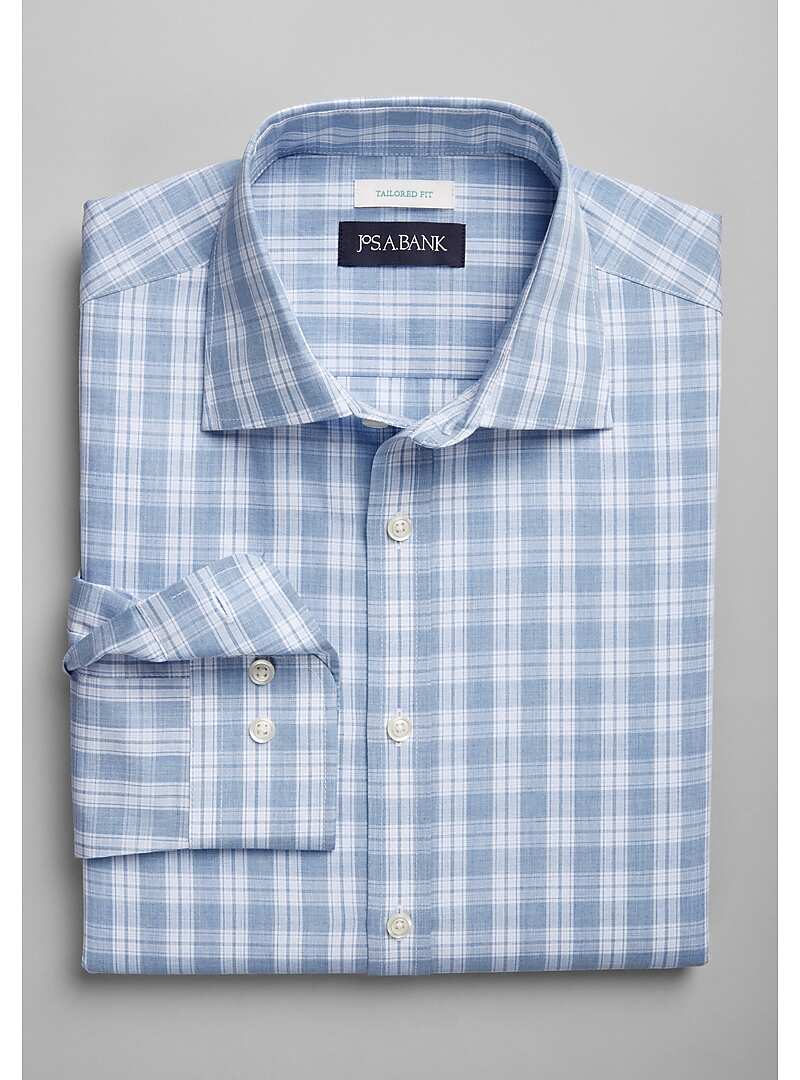 Jos. A. Bank Tailored Fit Tonal Check Sportshirt - Big & Tall#6MN8