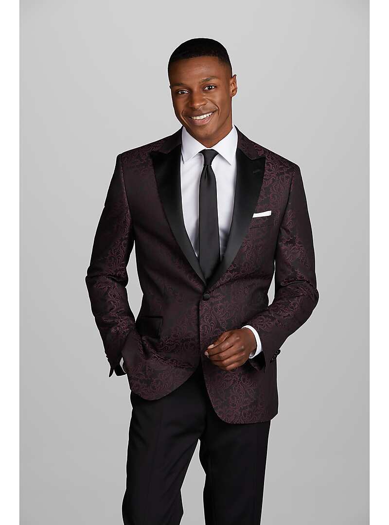 Jos. A. Bank Tailored Fit Jacquard Dinner Jacket - Big & Tall#16GE