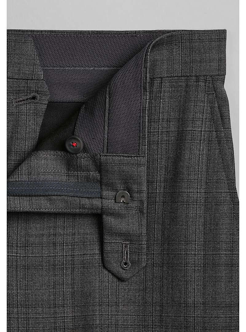 Travel Tech Slim Fit Plaid Suit#3WYY