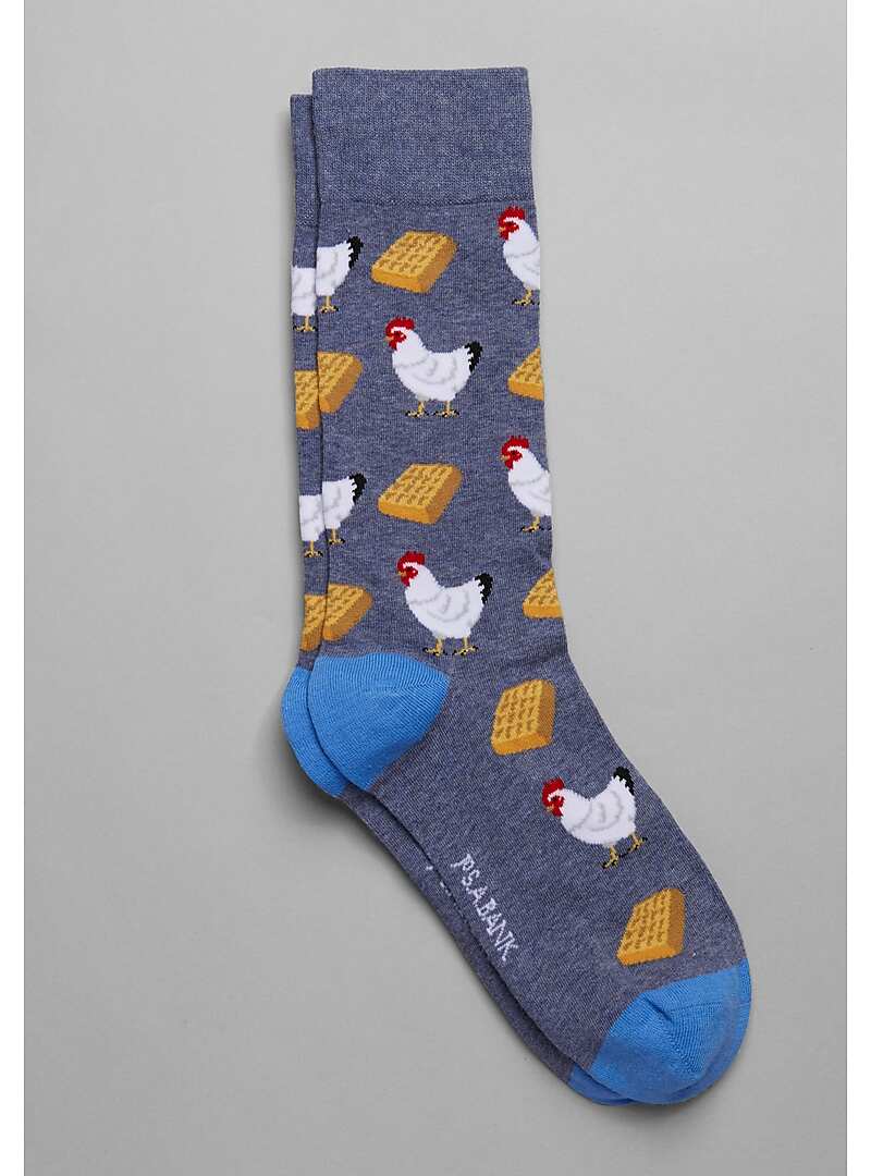 Jos. A. Bank Chicken and Waffles Dress Socks, 1-Pair#8T8U