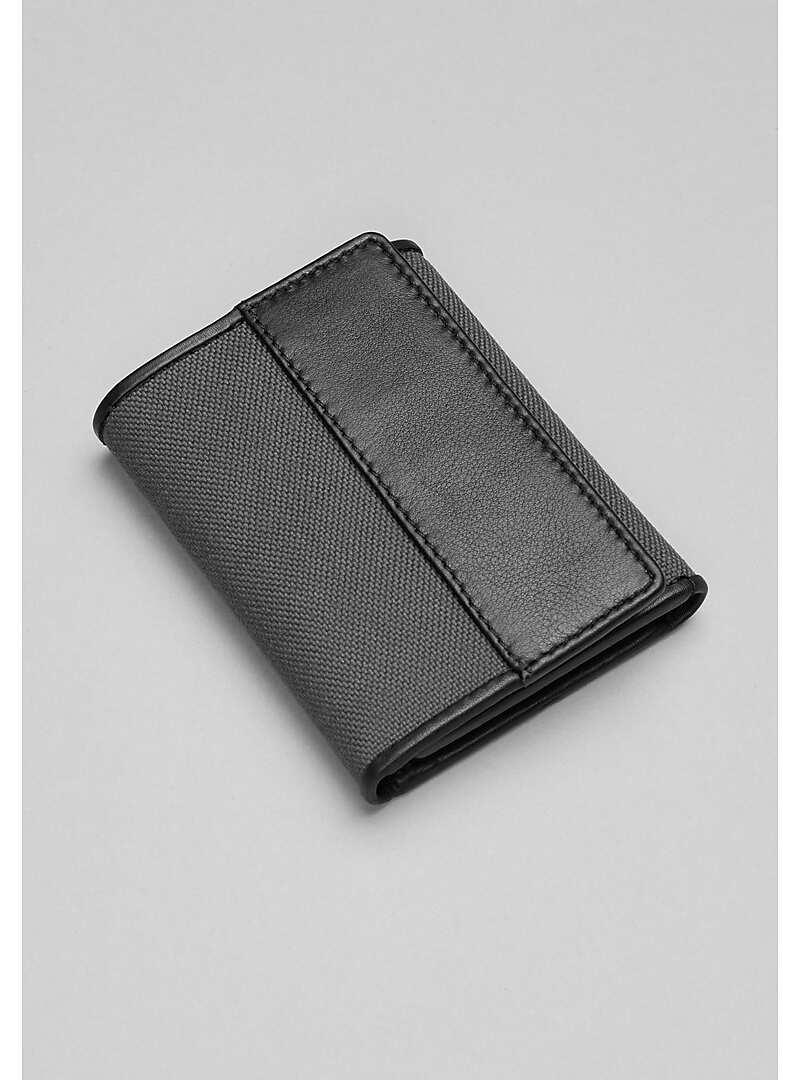 Jos. A. Bank Leather Accent Tri-Fold Wallet#8XAJ
